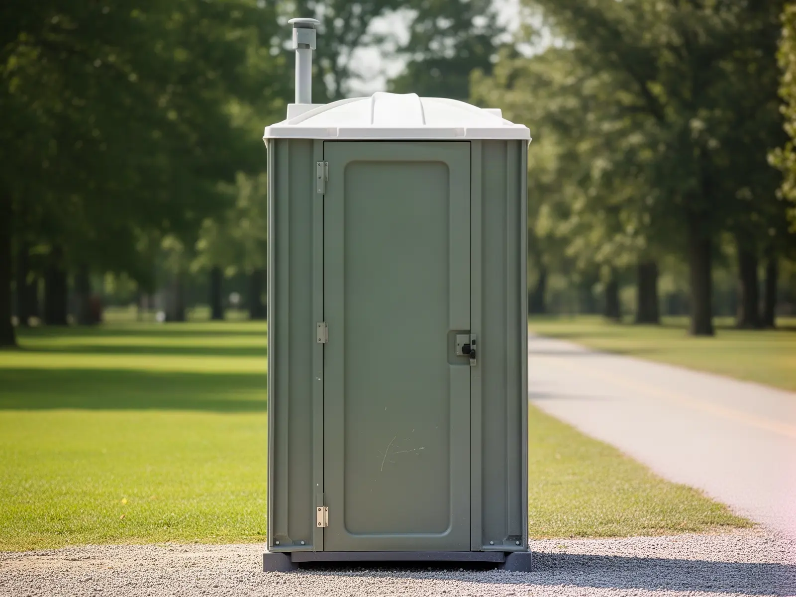 Clean porta potty unit from S & J Porta Potties in Tampa, FL